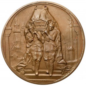 Medal, Józef Piłsudski - rocznica śmierci 1936 r.