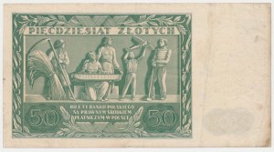 50 zloty 1936 Dabrowski - rare, not introduced into circulation in the IIRP