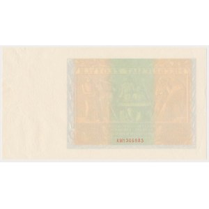 50 złotych 1936 Dąbrowski - AM - awers bez druku głównego