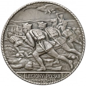 SILVER medal Polish Legions 1914-1915-1916 - rarity