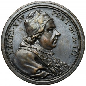 Vatikán, medaila z pomníka Márie Klementíny Sobieskej 1743