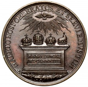 Vatican, Innocent XI, Médaille 1684 - Sainte Ligue contre la Turquie