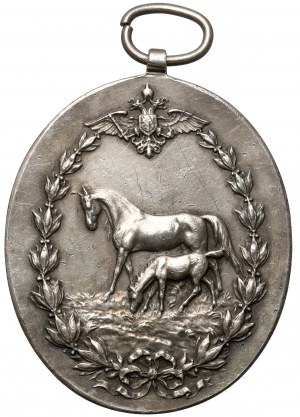 Rakúsko, František Jozef I., medaila bez dátumu - za chov koní