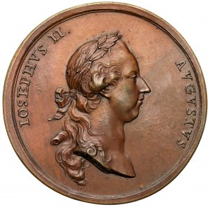 Rakousko, Josef II., medaile 1769 - císařova cesta do Itálie