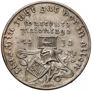 Nemecko, Medaila 1930 - Vogelweide/Wartburg
