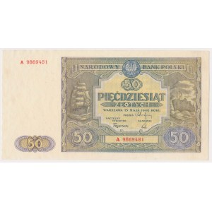 50 złotych 1946 - mała litera