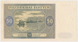 50 zloty 1946 - lettre minuscule