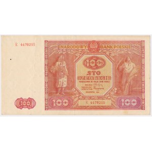 100 złotych 1946 - duża litera