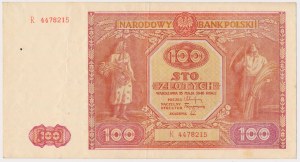 100 zloty 1946 - large letter