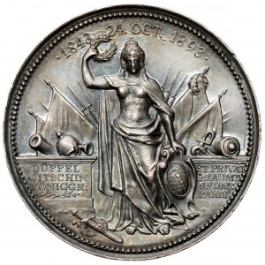 Niemcy, Saksonia, Albert, Medal 1893 - 50 lecie służby