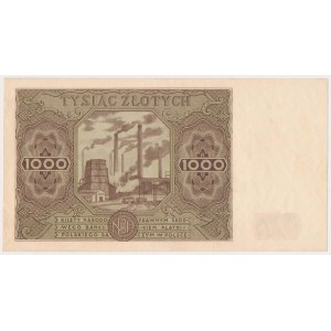 1.000 złotych 1947 - mała litera