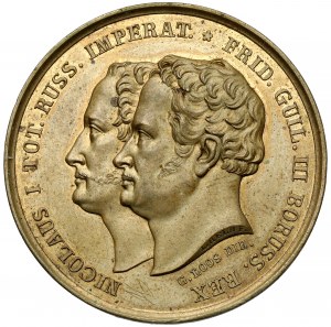 Rusko, Mikuláš I., medaila 1835 - prusko-ruské manévre