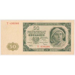 50 złotych 1948 - T - 6 cyfr