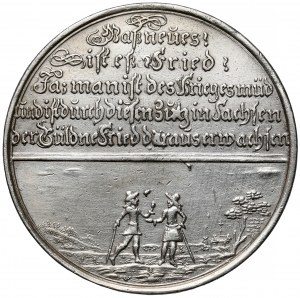 Nemecko, medaila 1706 - Alt Ranstadt
