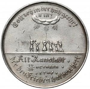 Nemecko, medaila 1706 - Alt Ranstadt