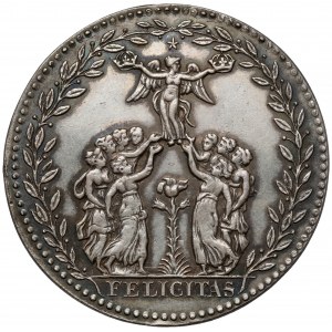 Henryk Walezy, Medal 1574 - FELICITAS - odbitka XIX-wieczna