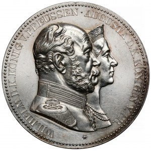 Niemcy, Prusy, Wilhelm I, Medal bez daty (1879) - złote gody
