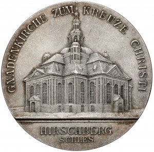 Silesia, Jelenia Gora, Medal 1909 - 200th anniversary of the construction of the Evangelical church in Jelenia Gora