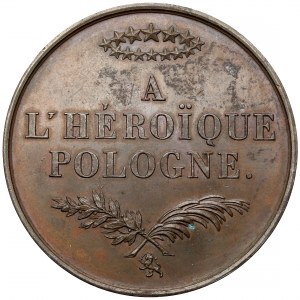 Medal, a L'Heroique Pologne (Heroic Poland) 1831.