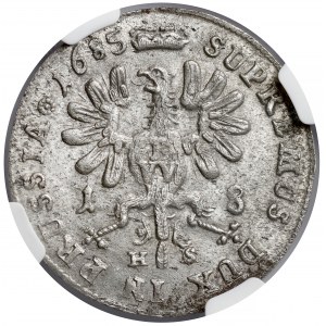 Prusy-Brandenburgia, Friedrich Wilhelm I, Ort 1685 HS, Königsberg