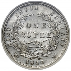 India, Vittoria, Rupia 1840