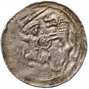Władysław II Wygnaniec, Denar - Walka z lwem