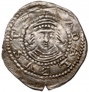 Przemysł I and Boleslaw the Pious, Brakteat denarius, Gniezno (1239-1249)