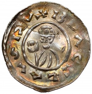 Böhmen, Bretislav I. (1037-1055) Denar Prag