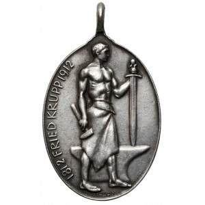 Niemcy, Medal 1912 - Alfred Krupp