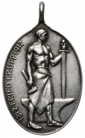 Allemagne, Médaille 1912 - Alfred Krupp