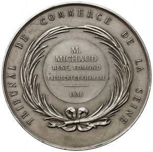 France, Medal 1936 - M. Michaud René