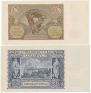 10 e 20 oro 1940 - H e K - set (2 pezzi)