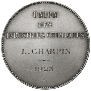 Francja, Medal 1923 - Union des Industries Chimiques - L. Charpin