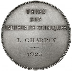 France, Medal 1923 - Union des Industries Chimiques - L. Charpin