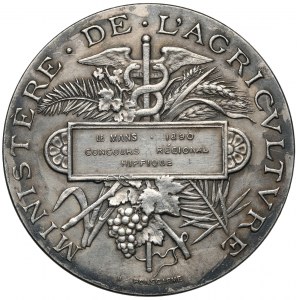 Francja, Medal 1890 - Concours Régional Hippique