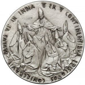 Vatikán, Pavol VI., medaila 1964 - Púť do Indie