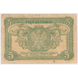 Bilet zdawkowy, 5 złotych 1925 Konstytucja