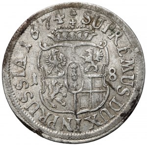 Prusy-Brandenburgia, Friedrich Wilhelm I, Ort 1674 HS, Königsberg