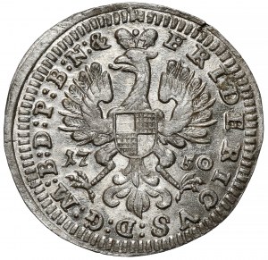 Brandenburg-Bayreuth, Friedrich III, 1/48 talara 1750 CLR