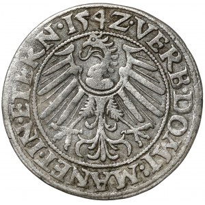 Śląsk, Fryderyk II, Grosz 1542, Legnica