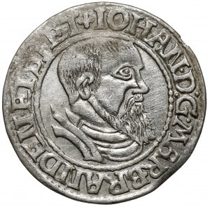 Silesia, Jan Kostrzynski, Grosz 1545, Krosno - longer beard