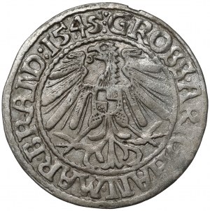 Silesia, Jan Kostrzynski, Grosz 1545, Krosno - longer beard