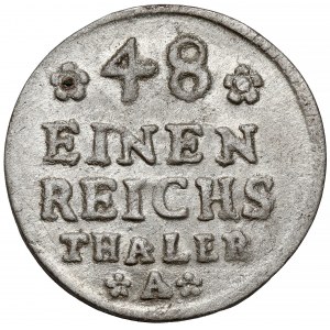 Prusy, Friedrich II, 1/48 talara 1751-A, Berlin