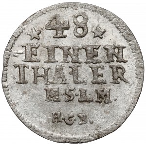 Mecklenburg-Strelitz, Adolf Friedrich III, 1/48 talara 1750 HCB