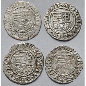 Węgry, Denary 1533-1583 - zestaw (4szt)