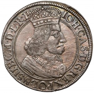 John II Casimir, Ort Gdansk 1651 GR - border on Av. - very rare