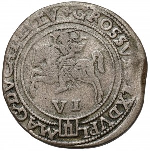 Sigismund II Augustus, SIXTEEN Vilnius 1562 - wide - RARE