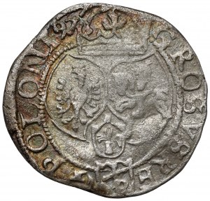Sigismund III Vasa, Lublin 1597 penny - portrait - B. RZADKI
