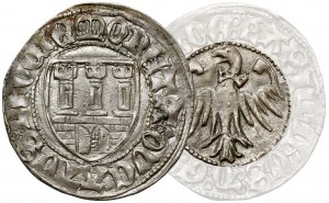 Casimir IV Jagiellonian, Szeląg Toruń - AVEC PORTE - SANS BOUCLIER