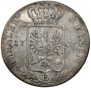 Prussia, Friedrich Wilhelm II, 1/3 thaler 1787-E, Königsberg